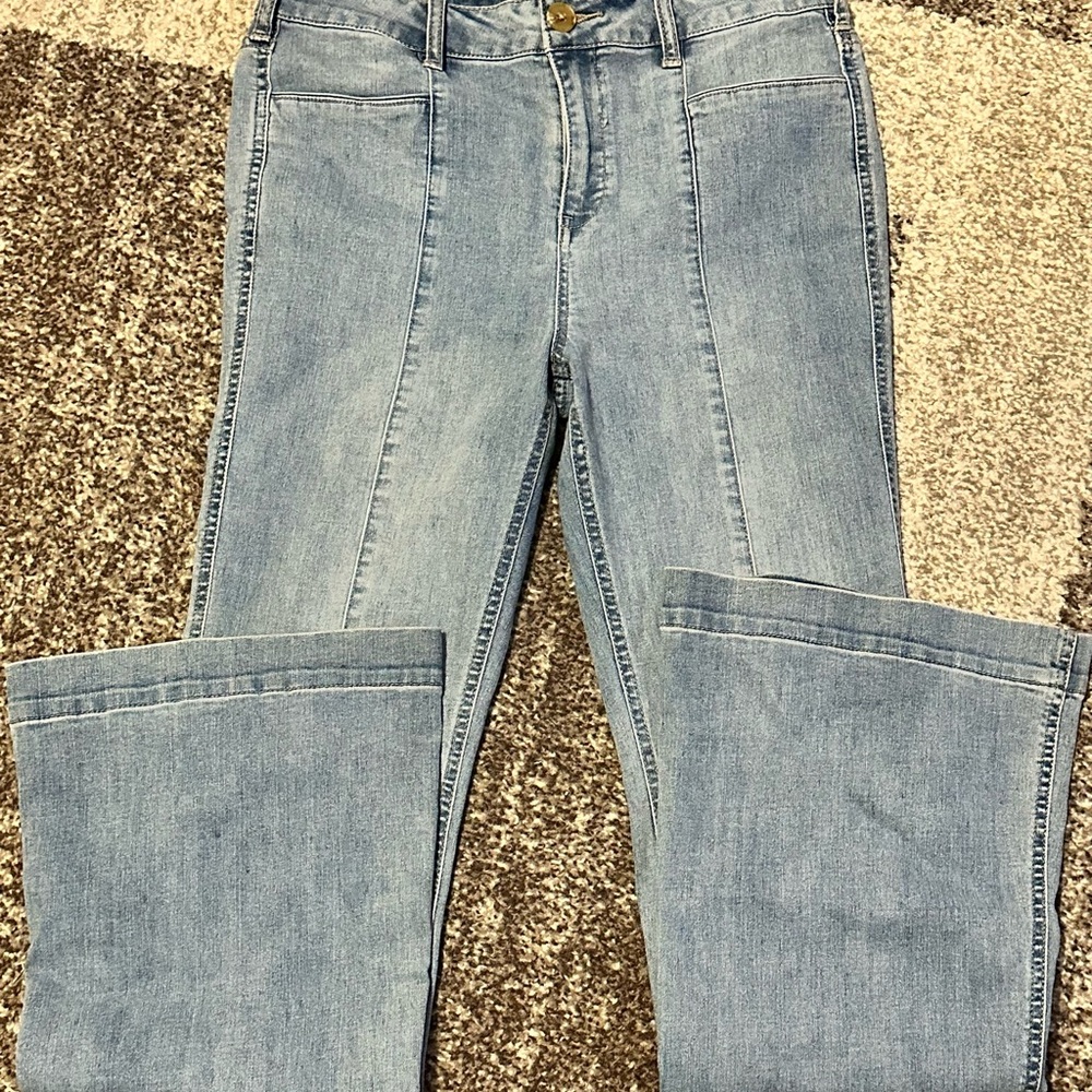 Altar'd State Light Blue Flare Jeans